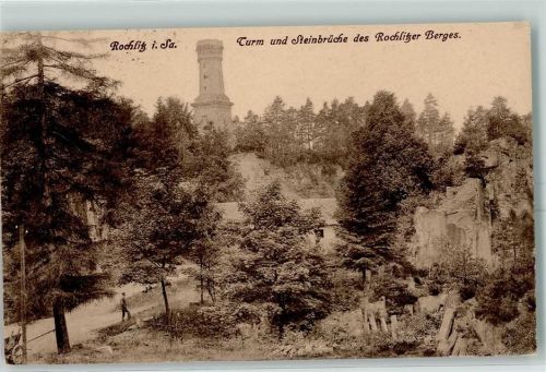 Rochlitz Turm und Steinbrüche des Rochlitzer Berges