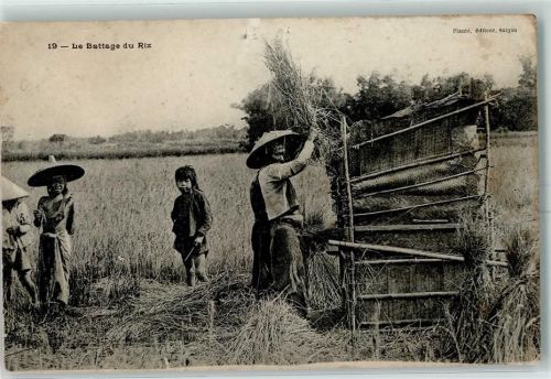 Saigon Reisfeld Tracht