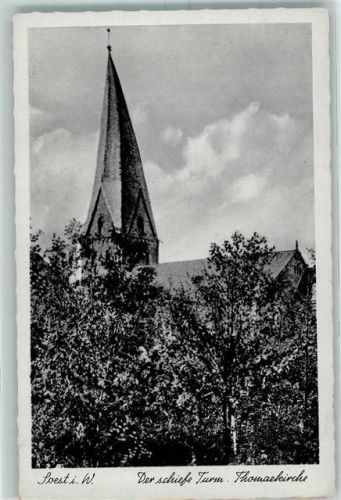 Soest Der schiefe Turm Thomaekirche