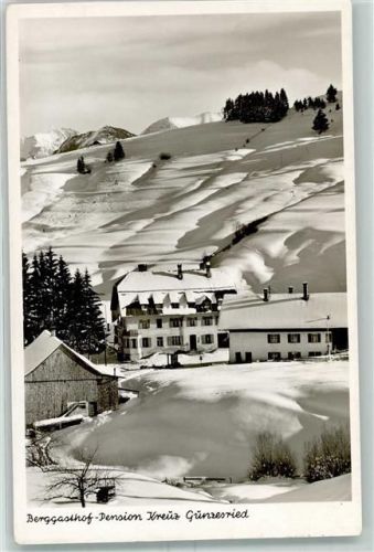 Gunzesried Gasthaus Kreuz Winter