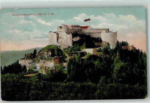 Neuffen Burgruine Hohen-Neuffen Stempel Burgruine