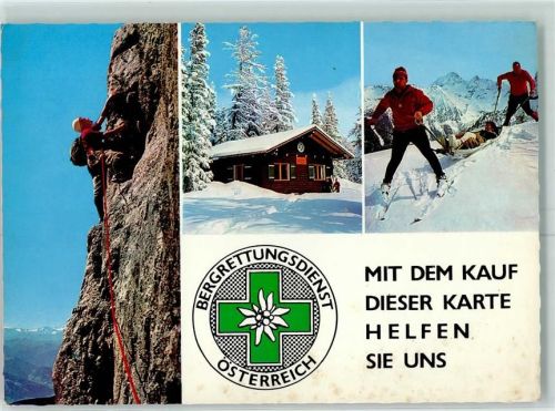 Bergrettungsdiesnt Österreich Spendenkarte