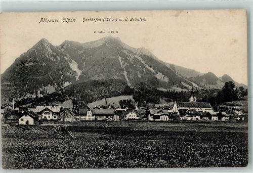 Sonthofen 1910 Grünten