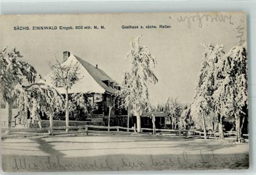 Zinnwald-Georgenfeld Gasthaus z. sächs. Reiter Winter