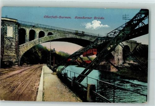 Elberfeld Schwebebahn Sonnborner Brücke