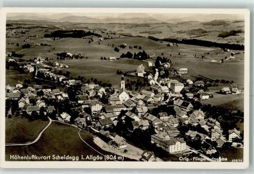 Scheidegg Fliegeraufnahme