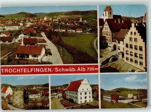 Trochtelfingen Hauptstraße Rathausplatz Hoher Turm Grund- und Hauptschule