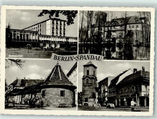 Spandau Amtsgericht Zitadelle Nicolaikirche Schupo Alte Stadtmauer
