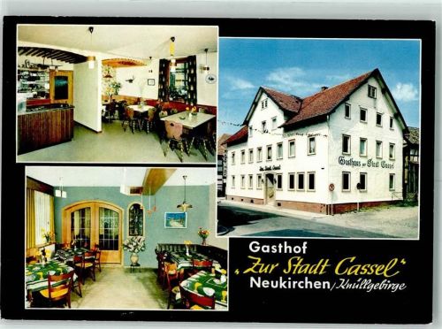 Neukirchen Gasthaus Zur Stadt Cassel Gastraum Theke