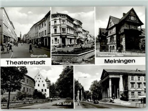 Meiningen Georgstraße Henneberger Haus Theater Schloßpark