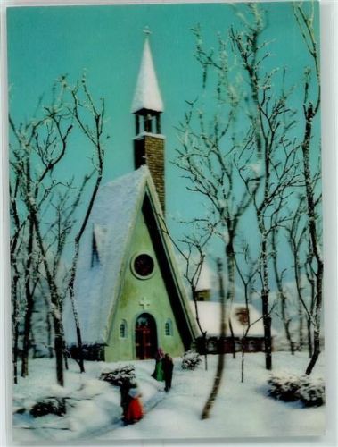 Kirche Kirchgänger Winter SSP41