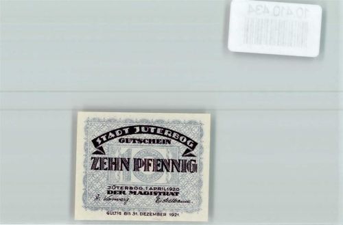 Jüterbog Notgeld