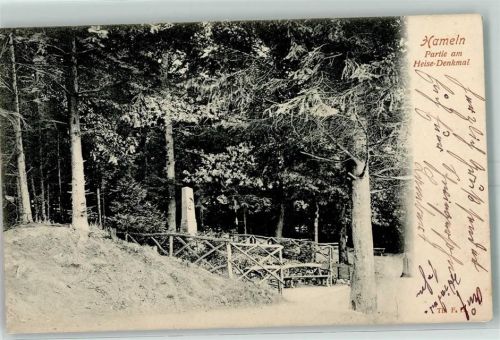 Hameln 1915 Am Heise Denkmal