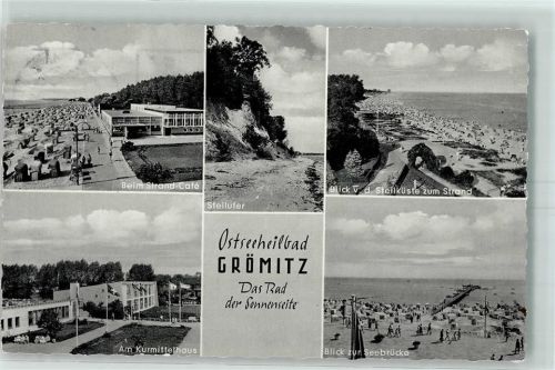 Grömitz Strand-Cafe Kurmittelhaus Seebrücke Steilufer
