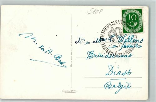 Monschau Festspiele Dem Frieden der Väter 1952