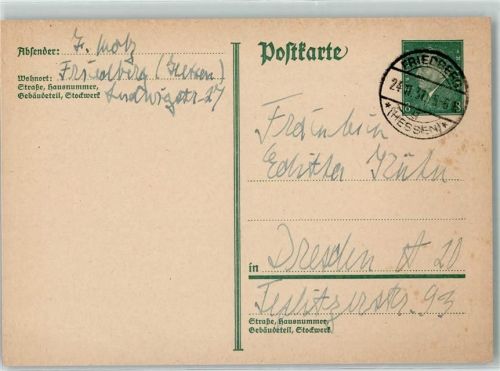 Friedberg Ganzsache