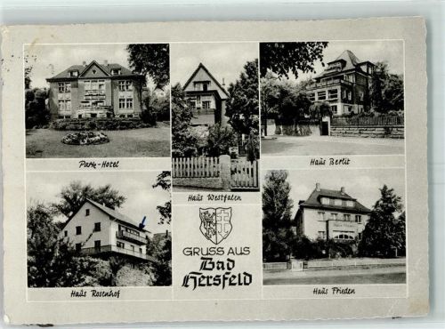 Bad Hersfeld Park Hotel Haus Berlit Haus Rosenhof Haus Frieden Haus Westfalen