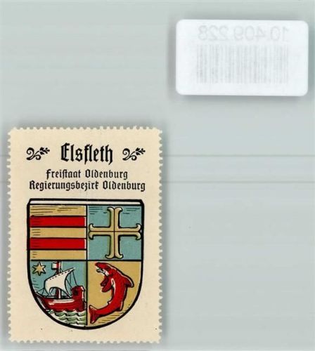 Elsfleth Vignette Wappen Kaffee Hag ca 1920-1940