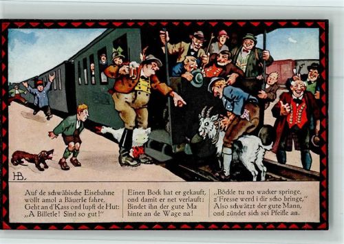Schwäb. Eisenbahn - Schwerdtfeger Serie 200 Bild 3 AK Gute Erhaltung Böttcher, H.