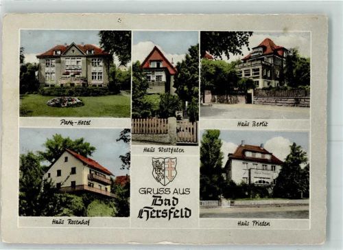 Bad Hersfeld Park Hotel Haus Rosenhof Haus Westfalen Haus Berlit Haus Frieden