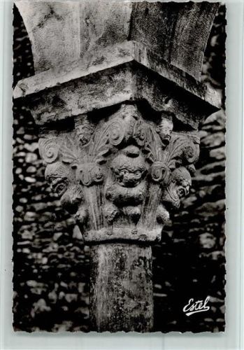 Prades Nr. 5824 Skulpturen - Abbay de St. Michel de Cuxa-Prades AK Gute Erhaltung