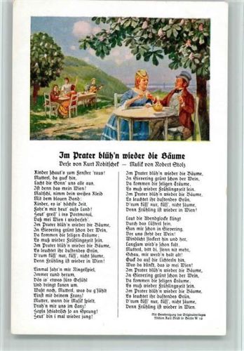 Bunte Reihe 231 - Musik von Robert Stolz - Im Prater blühn wieder die Bäume, gute Erhaltung