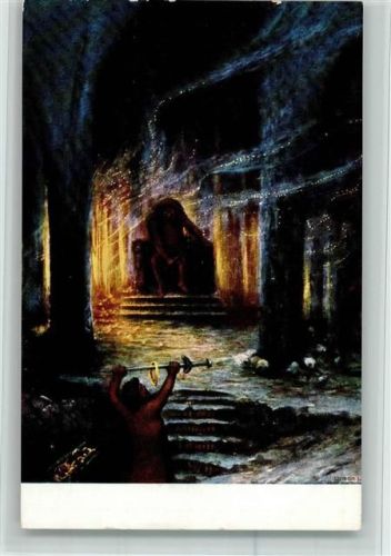 Nibelheim - Bilder in der Nibelungenhalle von Hendrichs AK Gute Erhaltung