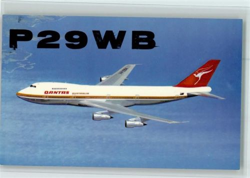 P29WB - John Baker USA Quantas Boing 747 B AK