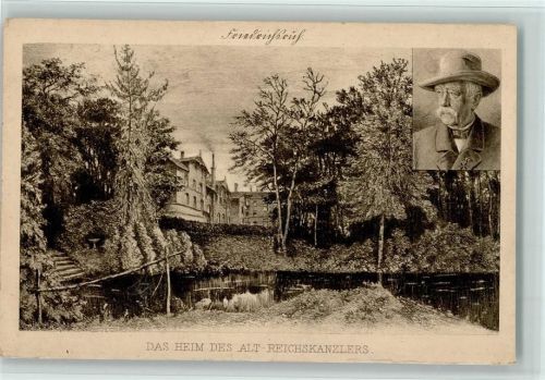 Friedrichsruh Das Heim des Alt Reichskanzlers , gute Erhaltung AK