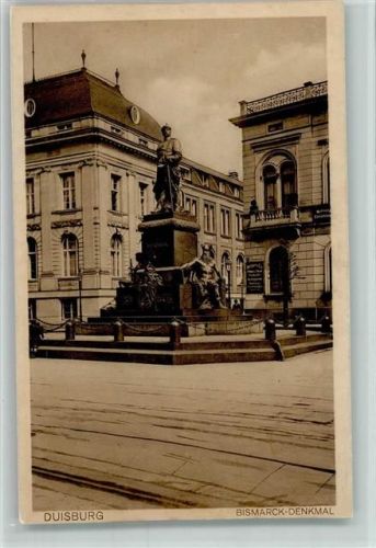 Duisburg Stengel Nr. 52109 - Bismarck Denkmal AK