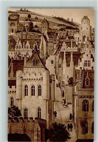 Nr. 184 - Rogier van der Wayden - Altes Stadtbild von München , gute Erhaltung