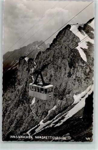 Innsbrucker Nordkettenbahn , Verlag Holy 46, gute Erhaltung AK