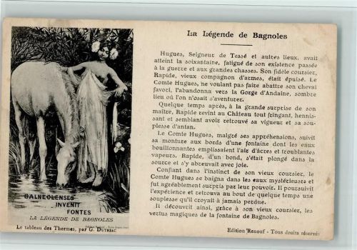 1920 La Legende de Bagnoles - AK