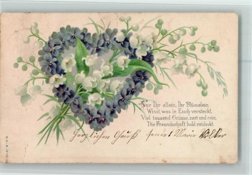 Und Poesie Spruch 1903 AK