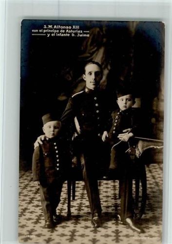 Serie 1911-4 S.M. Alfonso XIII und seine Söhne AK Verlag Moos
