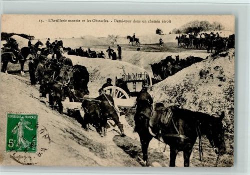 Artillerie montee et les Obstacles - Demi-tour AK