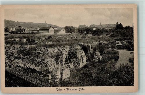 Trier Römische Bäder-Ruinen