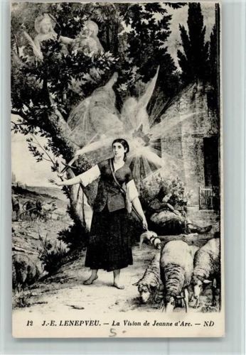 Lenepveu - Vision Träume - La vision de Jeanne de Arc AK