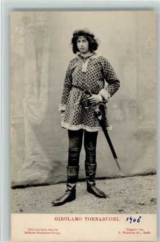 Lustrum Delftsch Studentencorps 1908 - Girolamo Tornabuoni AK