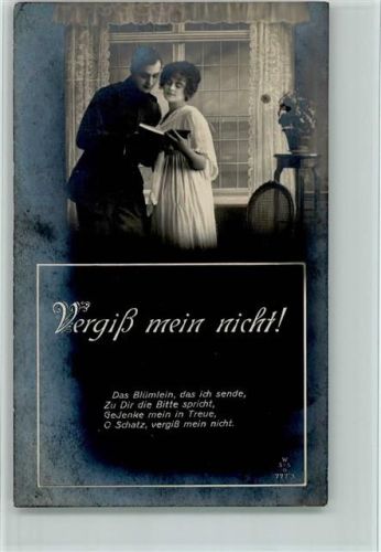 1917 Serie 777-3 Vergiss mein nicht - Buch lesen , gute Erhaltung