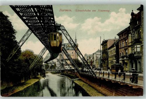 Wuppertal Schwebebahn Neuenweg Straßenbahn