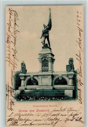 Haßloch 1903 Einweihe 1900 AK