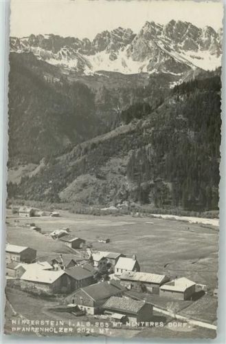 Hinterstein Hinteres Dorf Pfannenhölzer