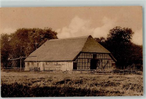 25704 W2223 Meldorf - Dithmarscher Bauernhaus Brunnen
