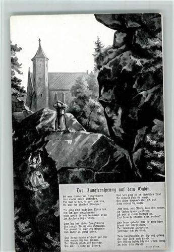 Der Junfernsprung auf dem Oybin - gute Erhaltung