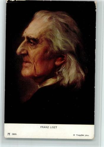 Porträt von Torggler, AK Liszt, F.