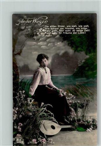 Fotoverlag R+K/L Serie - an der Weser - Poesie - Mandoline