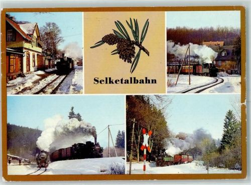 Quedlinburg Selketalbahn Dampflokomotiven Bahnhof Straßberg Winter