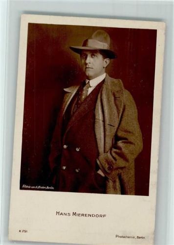 Hans Mierendorf - Aufnahme von Binder