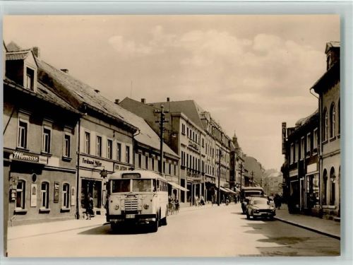 Riesa Ernst-Thälmann-Straße Bus Elbterrasse